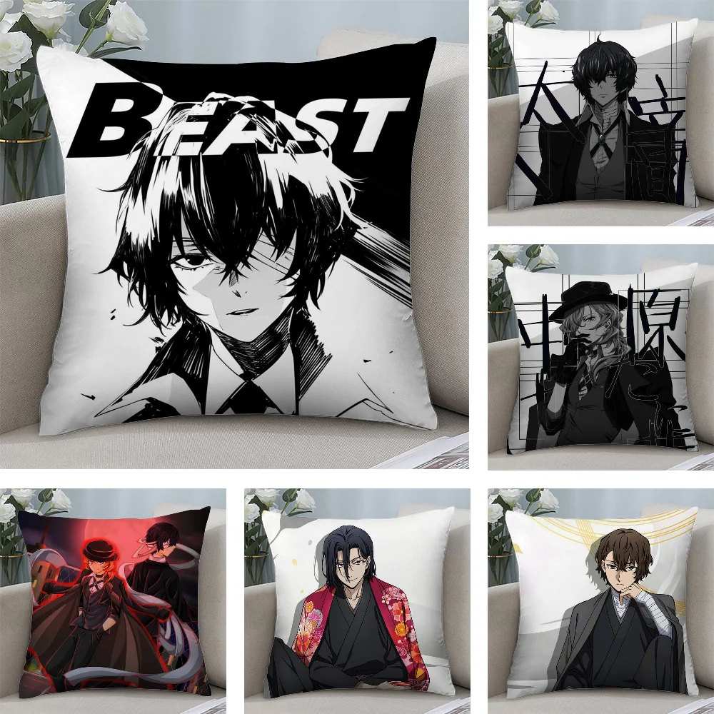 B-BunGo S-Stray Dogs Pillow Case Plush Fabric Soft Double Sided Print Sofa Cushion Cover Throw Pillow Covers
B-BunGo S-Stray Dogs Pillow Case Plush Fabric Soft Double Sided Print Sofa Cushion Cover Throw Pillow Covers