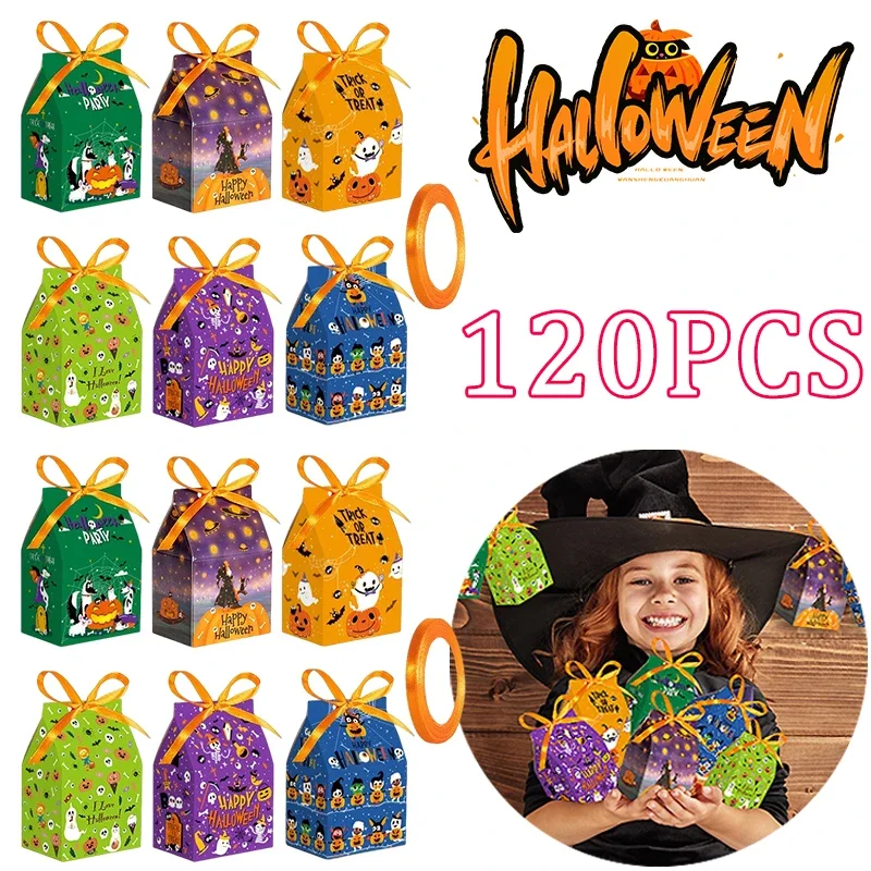 120pcs Halloween Gift Box Cartoon Pumpkins Candy Cookie Packaging Paper Boxes Happy Halloween Eve Party Supplies Decoration Mixe
120pcs Halloween Gift Box Cartoon Pumpkins Candy Cookie Packaging Paper Boxes Happy Halloween Eve Party Supplies Decoration Mixe