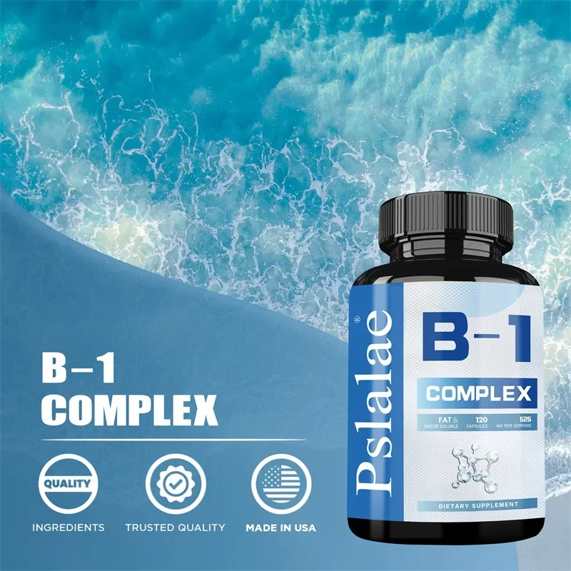 Vitamin B1 Complex - Improves Energy Levels, Boosts Metabolism, and Supports Nervous System HealthCapsule
Vitamin B1 Complex - Improves Energy Levels, Boosts Metabolism, and Supports Nervous System HealthCapsule