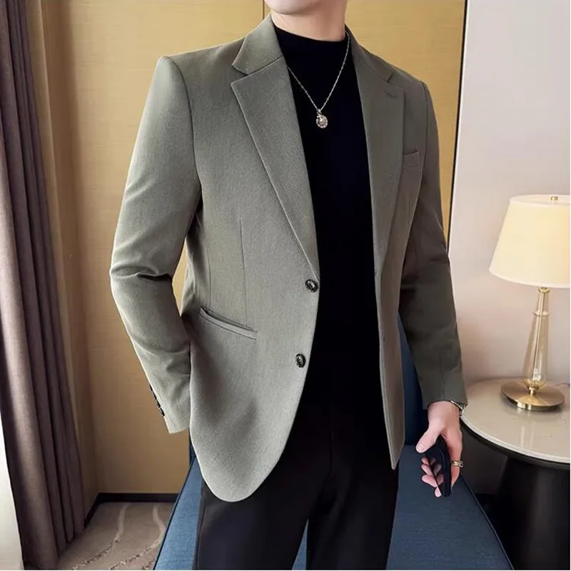 Autumn Winter New Thickened Wool Suit Jacket High Quality Luxury Solid Color Formal Men Business Slim Fit Social Party Tuxedo
Autumn Winter New Thickened Wool Suit Jacket High Quality Luxury Solid Color Formal Men Business Slim Fit Social Party Tuxedo