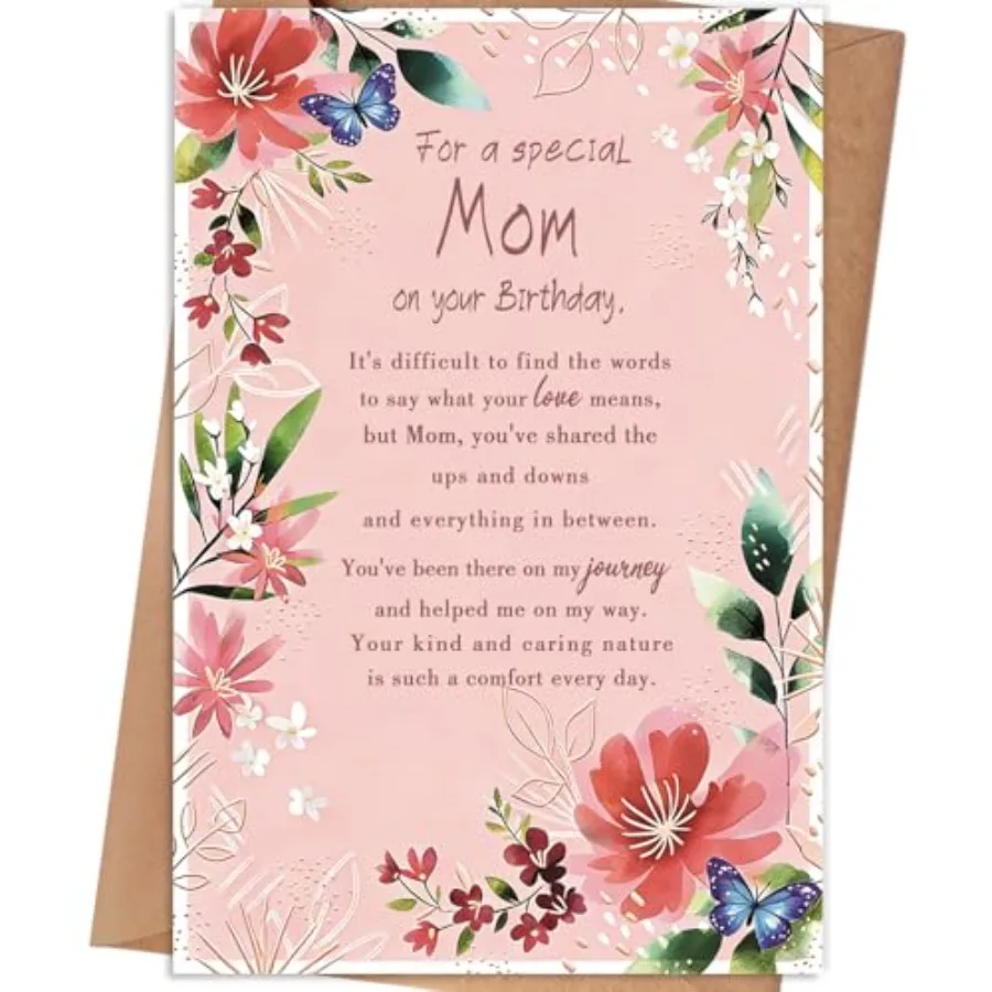 Happy Birthday Card Gifts for Mom from Daughter Son,Mom Birthday Card, Birthday Card Gift for Mother
Happy Birthday Card Gifts for Mom from Daughter Son,Mom Birthday Card, Birthday Card Gift for Mother