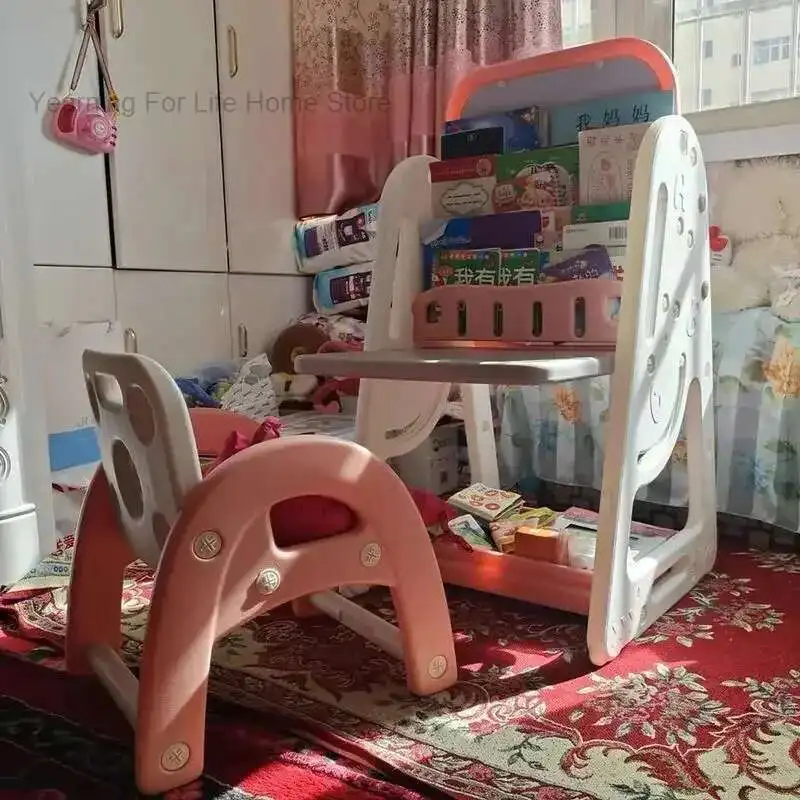 Children's Multifunctional Drawing Board Table, Reading Bookshelf Table, Multifunctional Home Desk and Chair Combination
Children's Multifunctional Drawing Board Table, Reading Bookshelf Table, Multifunctional Home Desk and Chair Combination