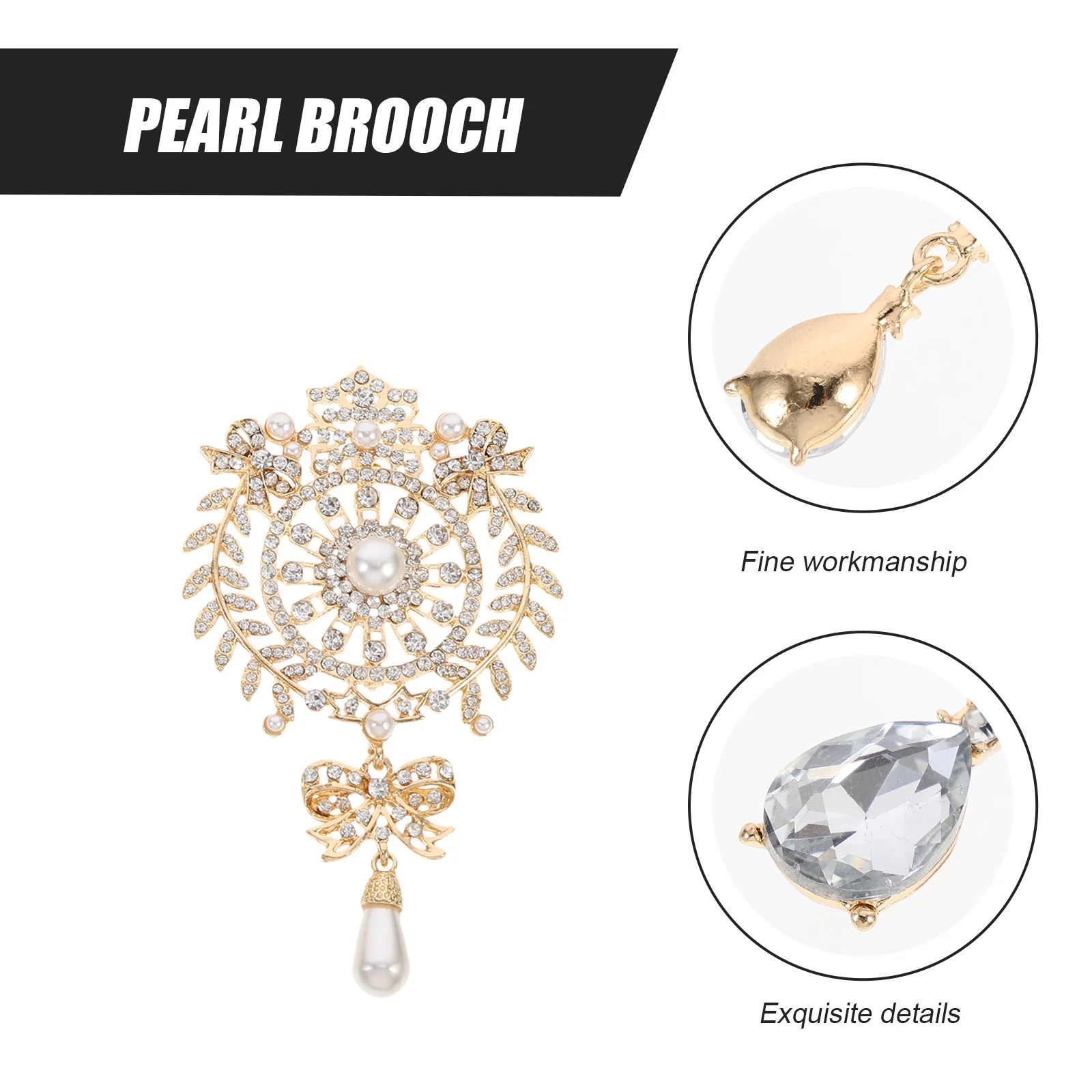 6Pcs Rhinestone Pearl Brooch Elegant Wedding Corsage Lapel Pins Bridesmaid Fashion Accessories Wedding Brooch Clothing Corsage
6Pcs Rhinestone Pearl Brooch Elegant Wedding Corsage Lapel Pins Bridesmaid Fashion Accessories Wedding Brooch Clothing Corsage
