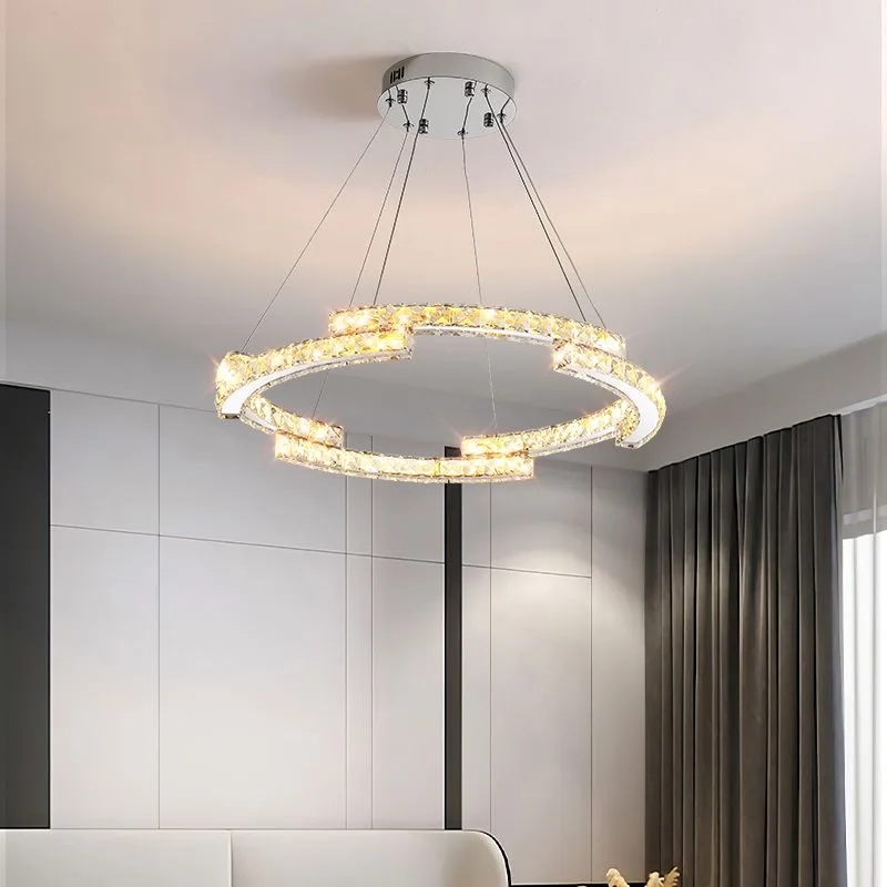 Light luxury living room pendant lamp modern and simple crystal lamp high end bedroom dining room lamp indoor household LED lamp
Light luxury living room pendant lamp modern and simple crystal lamp high end bedroom dining room lamp indoor household LED lamp