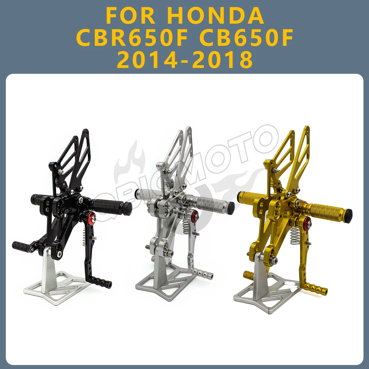Motorcycle Rearset Footrest Footpeg CNC Pedal Foot Peg Rear For Honda CBR650F CB650F CBR 650 F 2018-2014 Raised Rear Pedal Set
Motorcycle Rearset Footrest Footpeg CNC Pedal Foot Peg Rear For Honda CBR650F CB650F CBR 650 F 2018-2014 Raised Rear Pedal Set