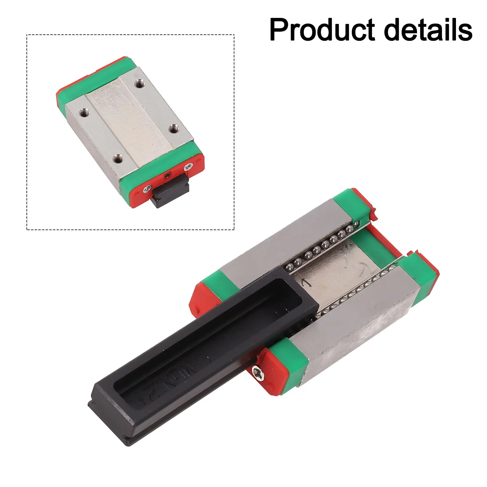 Slider Linear Rail Block Carriage Block Silver Small Smooth-running High Accuracy Lightweight Metal For 3D Printer
Slider Linear Rail Block Carriage Block Silver Small Smooth-running High Accuracy Lightweight Metal For 3D Printer