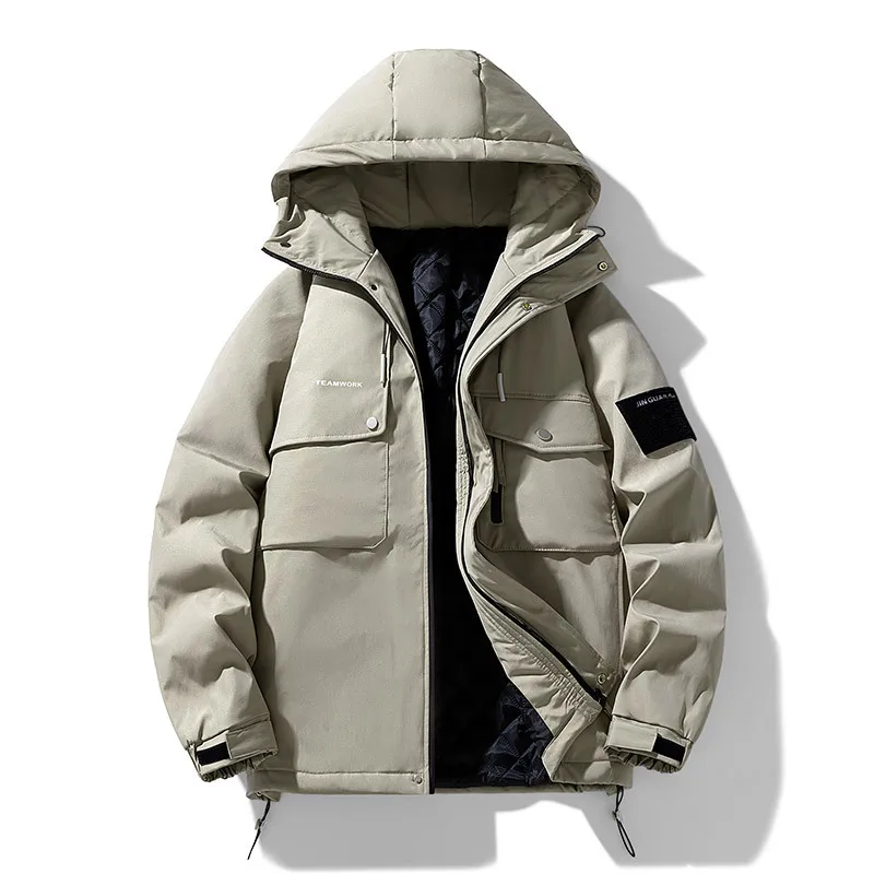 GIOIOM's Jacket, новинка осени и зимы 2025, утепленная однотонная пуховая куртка с хлопковой подкладкой, модный плащ
GIOIOM's Jacket, новинка осени и зимы 2025, утепленная однотонная пуховая куртка с хлопковой подкладкой, модный плащ