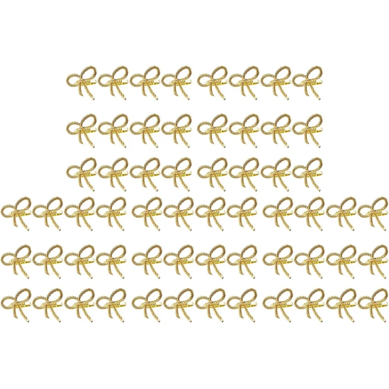 60 Pcs Simple Golden Napkin Ring Butterfly Bow Tie Napkin Buckle Hotel Restaurant Mouth Cloth Ring Metal Napkin Ring
60 Pcs Simple Golden Napkin Ring Butterfly Bow Tie Napkin Buckle Hotel Restaurant Mouth Cloth Ring Metal Napkin Ring