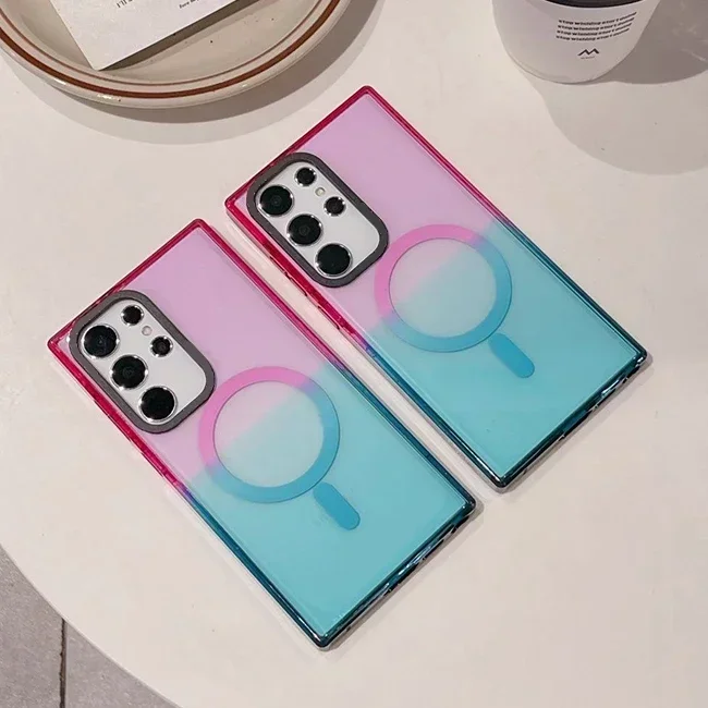 Gradient Colorful Border Magnetic Case for Samsung Galaxy S25 + Plus S24 S23 Ultra S25U S24 + Plus Protective Shell
Gradient Colorful Border Magnetic Case for Samsung Galaxy S25 + Plus S24 S23 Ultra S25U S24 + Plus Protective Shell