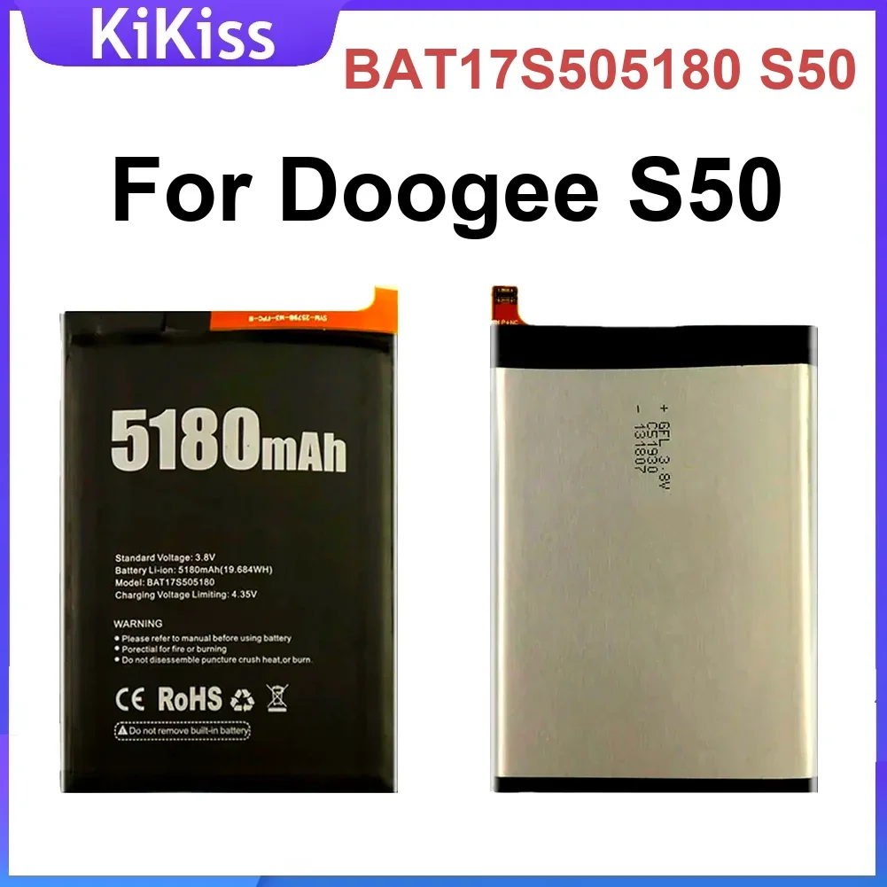Rechargeable Mobile Phone Battery High Quality BAT17S505180 S50 For Doogee S50 Batteria
Rechargeable Mobile Phone Battery High Quality BAT17S505180 S50 For Doogee S50 Batteria