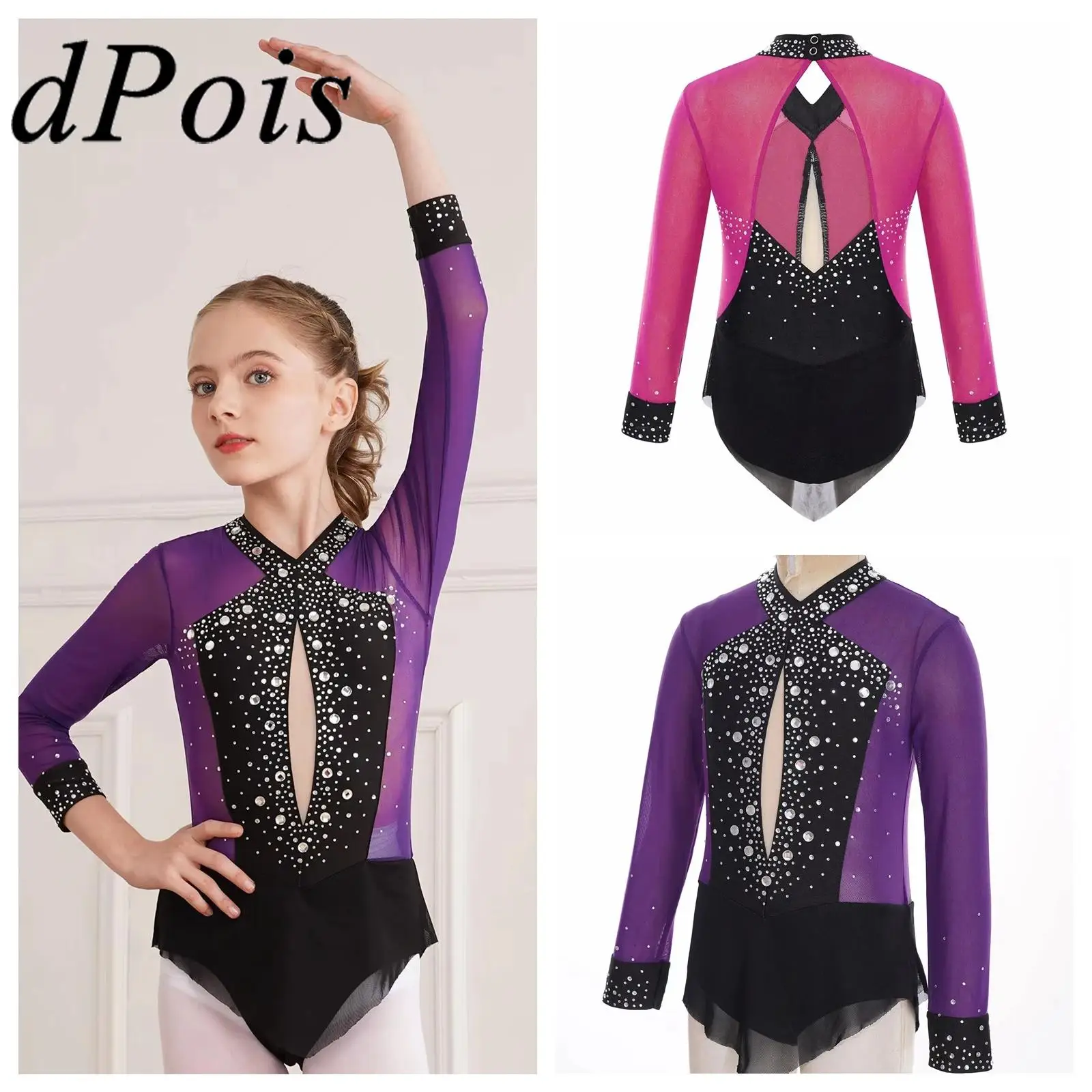 Children's Rhythmic Gymnastics Bodysuit Dancing Leotards for Girls Kids Rhinestone Yoga Figure Skating Jumpsuit Ballet Leotard
Children's Rhythmic Gymnastics Bodysuit Dancing Leotards for Girls Kids Rhinestone Yoga Figure Skating Jumpsuit Ballet Leotard