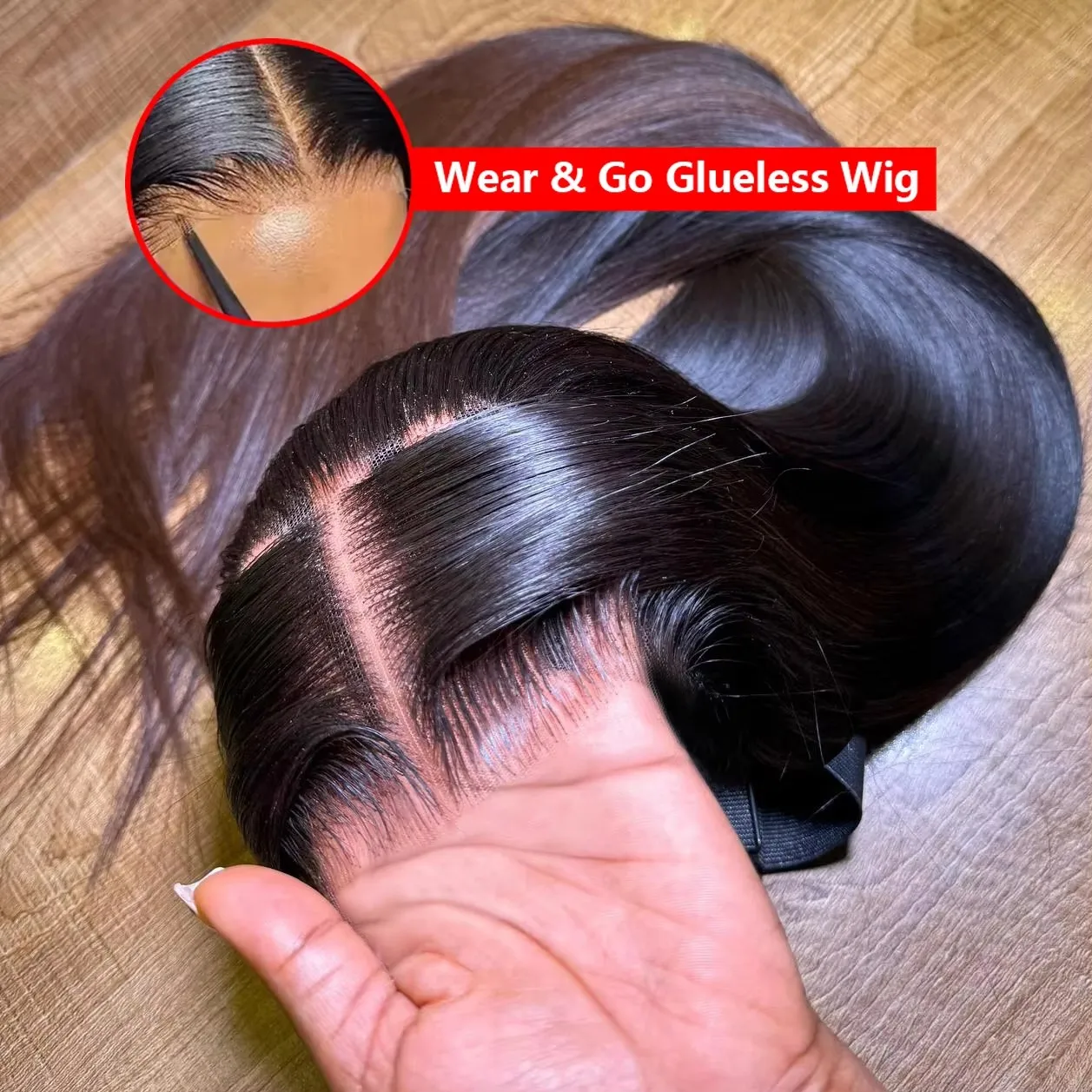 Pre Cut No Glue Bone Straight Glueless Wigs Human Hair 5x5 Ready To Wear Brazilian Straight Lace Front Wig For Women Pre plucked
Pre Cut No Glue Bone Straight Glueless Wigs Human Hair 5x5 Ready To Wear Brazilian Straight Lace Front Wig For Women Pre plucked