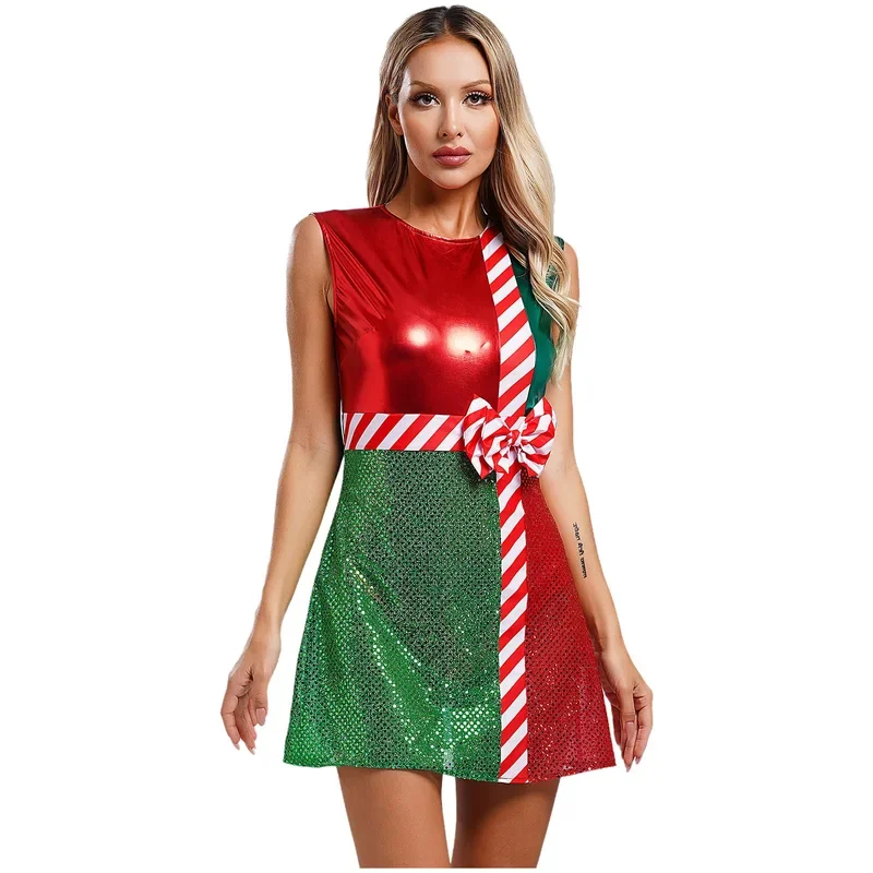 RT01 Ladies Miss Santa Christmas Cosplay Costume Ball Gown Shiny Xmas Gift Tutu Dance Dress Festival Cocktail Party Dresses&Gf1
RT01 Ladies Miss Santa Christmas Cosplay Costume Ball Gown Shiny Xmas Gift Tutu Dance Dress Festival Cocktail Party Dresses&Gf1