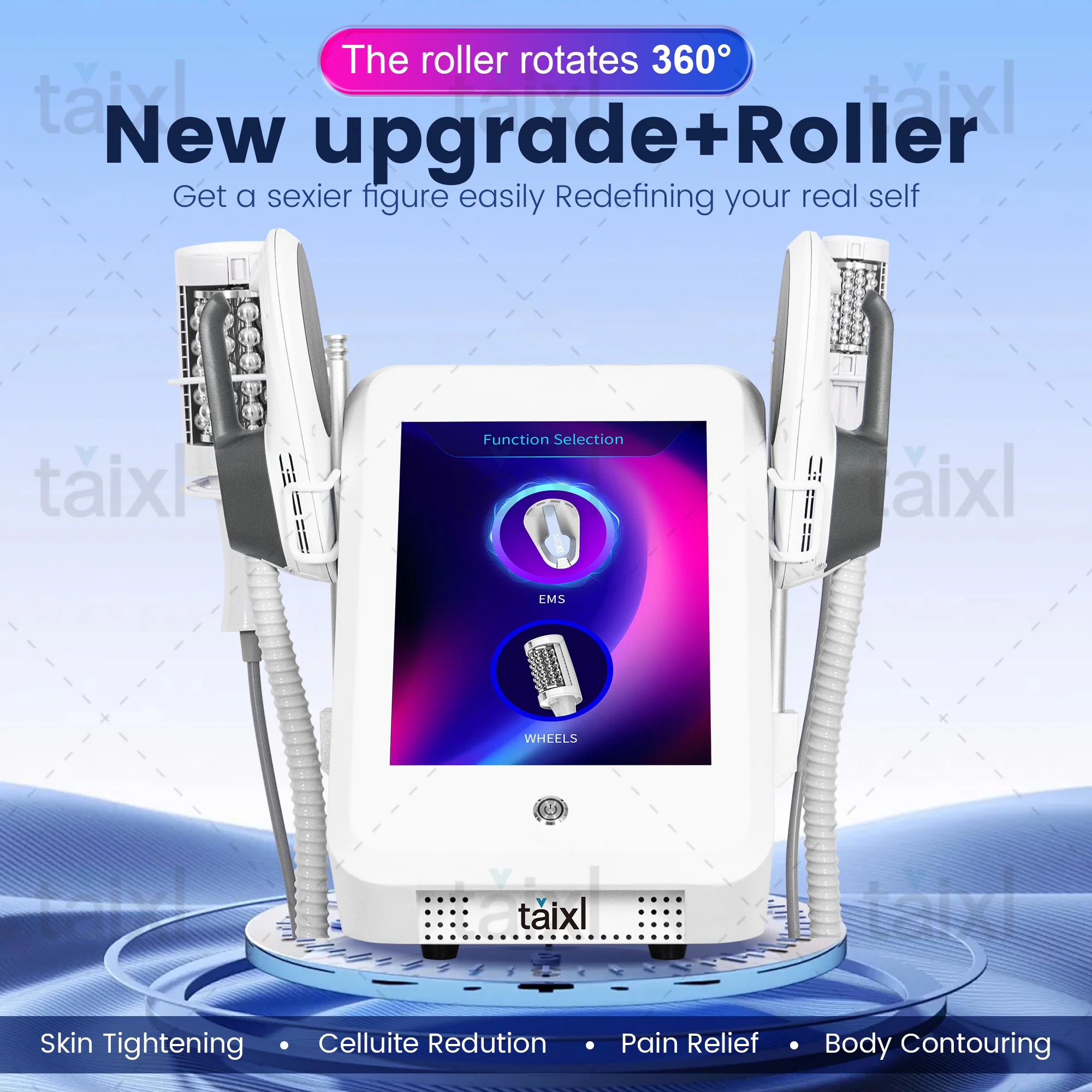 EMStaixl professional roller massage shaping and slimming therapy EMS degreasing ball roller body shaping machine 2025
EMStaixl professional roller massage shaping and slimming therapy EMS degreasing ball roller body shaping machine 2025