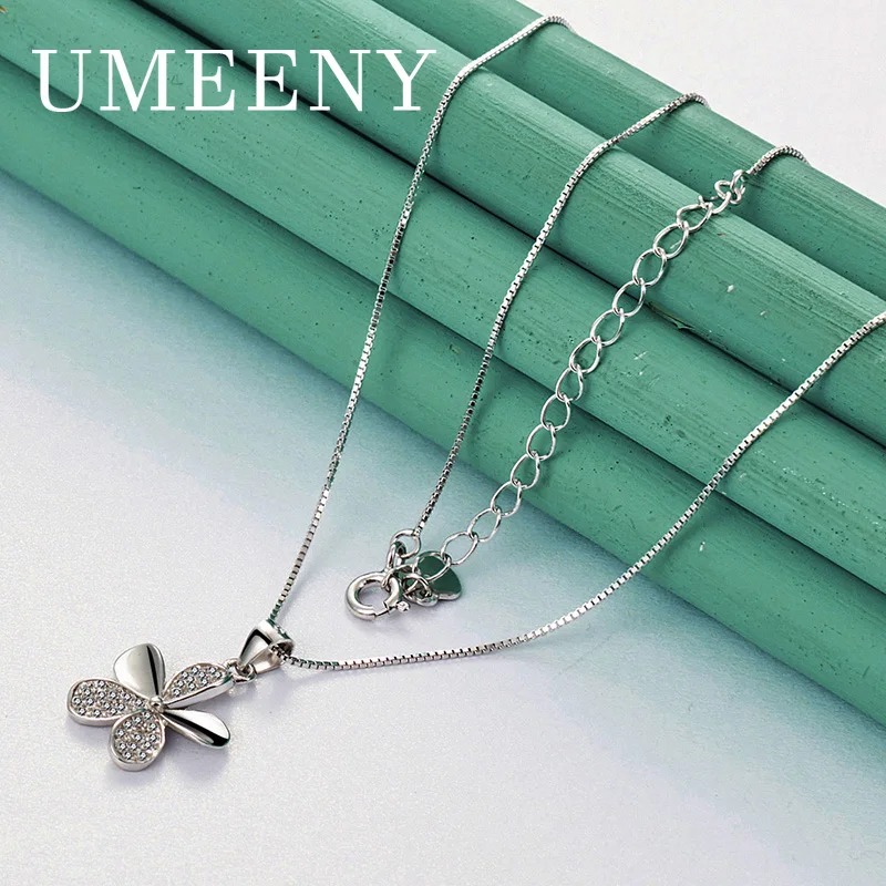 Elegant 925 sterling silver 16-30 inch delicate small flower necklace Women's temperament pendant jewelry accessories
Elegant 925 sterling silver 16-30 inch delicate small flower necklace Women's temperament pendant jewelry accessories