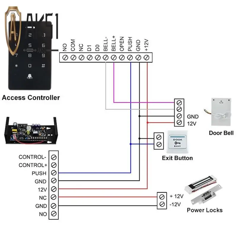 AK51-NFC Access Controller Waterproof Door Lock Keyboard Card Swiping Password IC ID Dual Frequency 125Khz 13.56Mhz
AK51-NFC Access Controller Waterproof Door Lock Keyboard Card Swiping Password IC ID Dual Frequency 125Khz 13.56Mhz