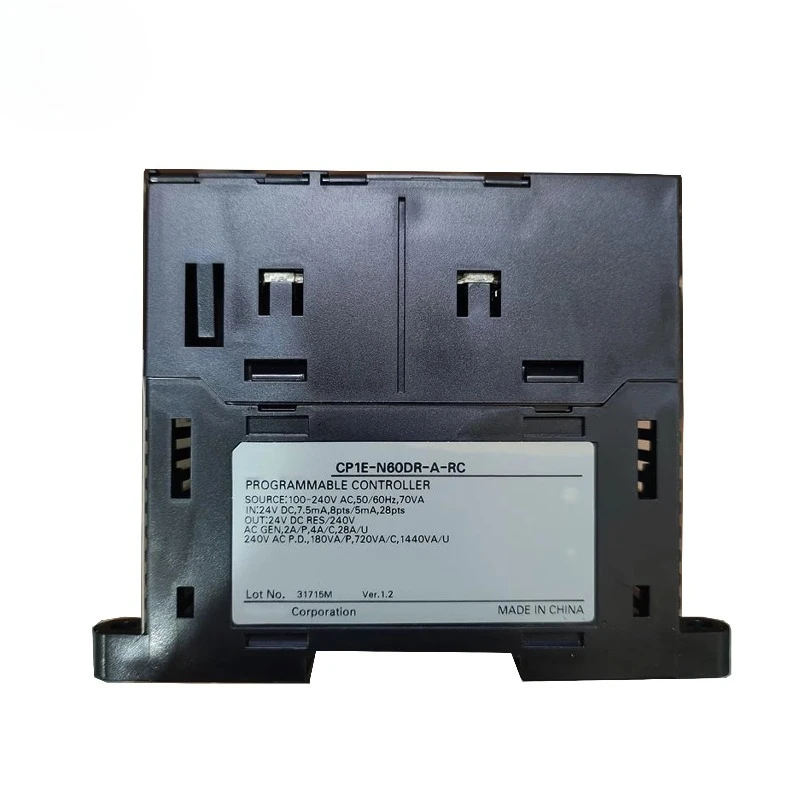 New Original Programmable Logic Controller CP1E-N60DR-A-RC Full Replace CP1E-N60DR-A 100-240V Spot
New Original Programmable Logic Controller CP1E-N60DR-A-RC Full Replace CP1E-N60DR-A 100-240V Spot