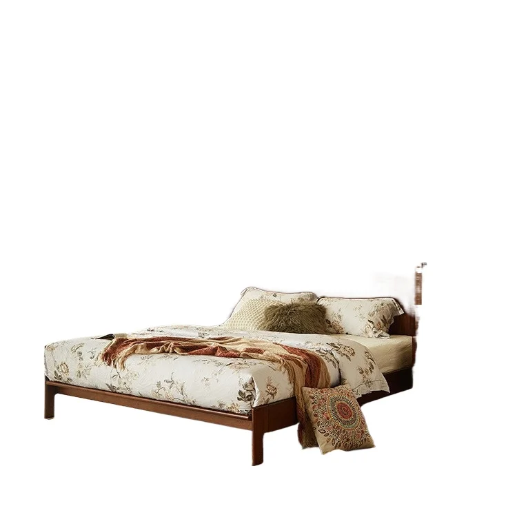 French retro solid wood bed, American double master bed small apartment, household all solid wood medium and ancient
French retro solid wood bed, American double master bed small apartment, household all solid wood medium and ancient