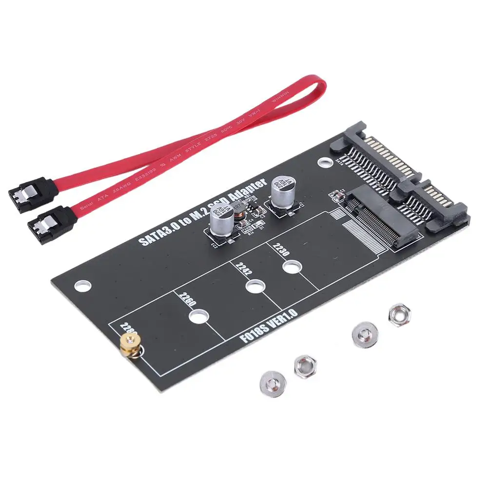SATA B+M Key M.2 NGFF Ssd To Sata 3 Raiser M.2 To Sata Adapter Expansion Card M.2 SATA Adapter Raiser M2 To SATA Adapter