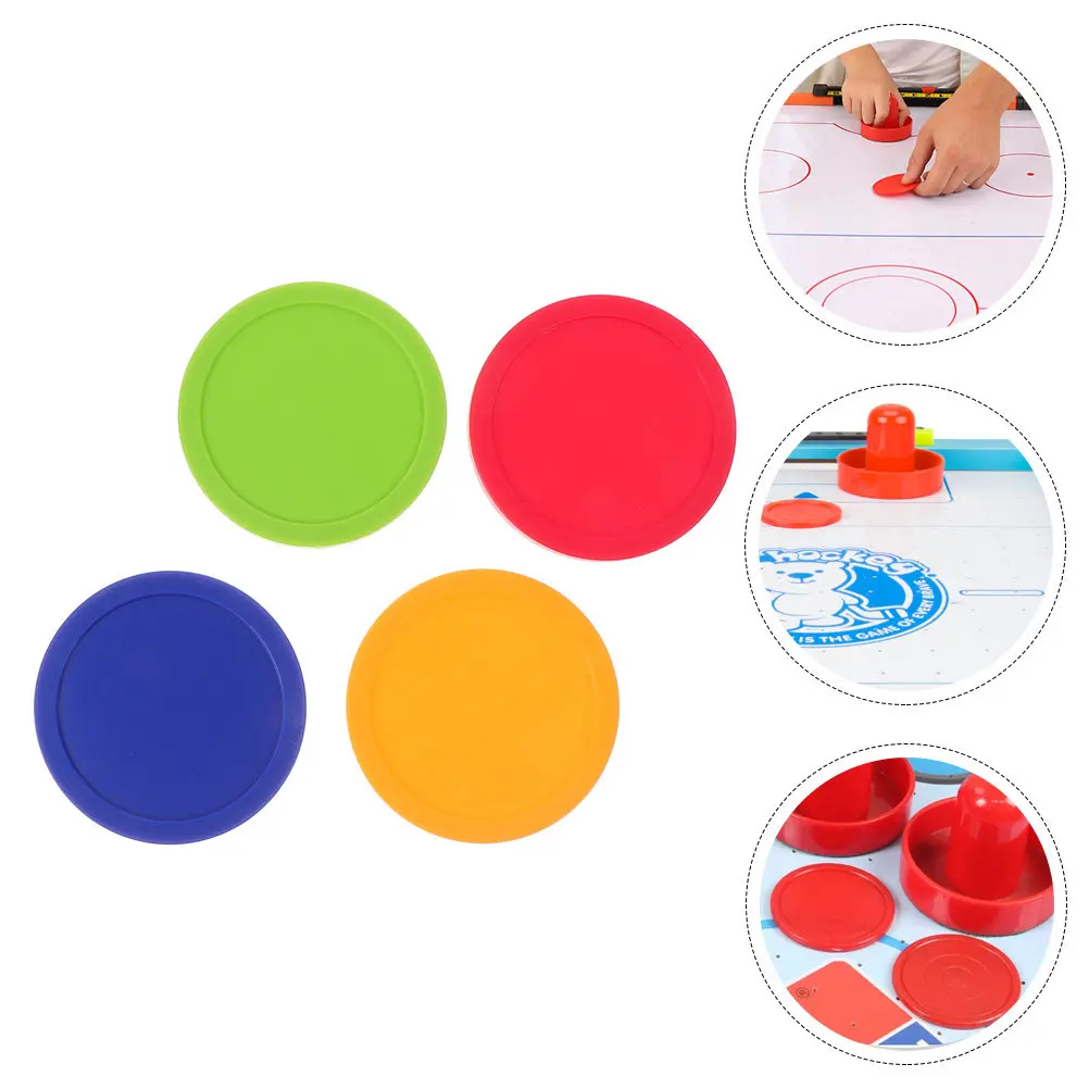 4Pcs Table Hockey Pucks Heavy-Duty Plastic Bright Color Fast-Sliding for Competitive Air Hockey Games Bar Video Game Room
4Pcs Table Hockey Pucks Heavy-Duty Plastic Bright Color Fast-Sliding for Competitive Air Hockey Games Bar Video Game Room