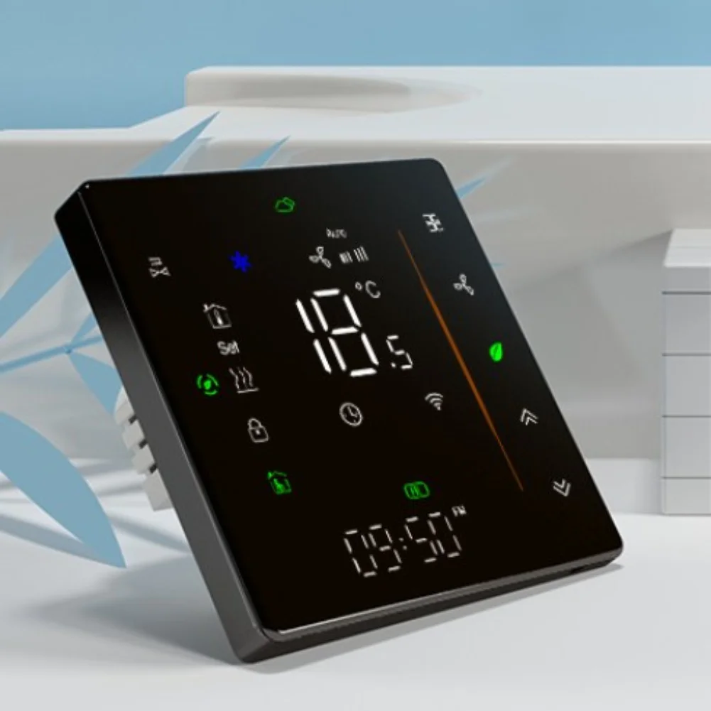 Programmable For Smart Thermostat with 5 1 1 Weekly Schedule Compatible with For TUYU WiFi and For Smart for Life APP
Programmable For Smart Thermostat with 5 1 1 Weekly Schedule Compatible with For TUYU WiFi and For Smart for Life APP