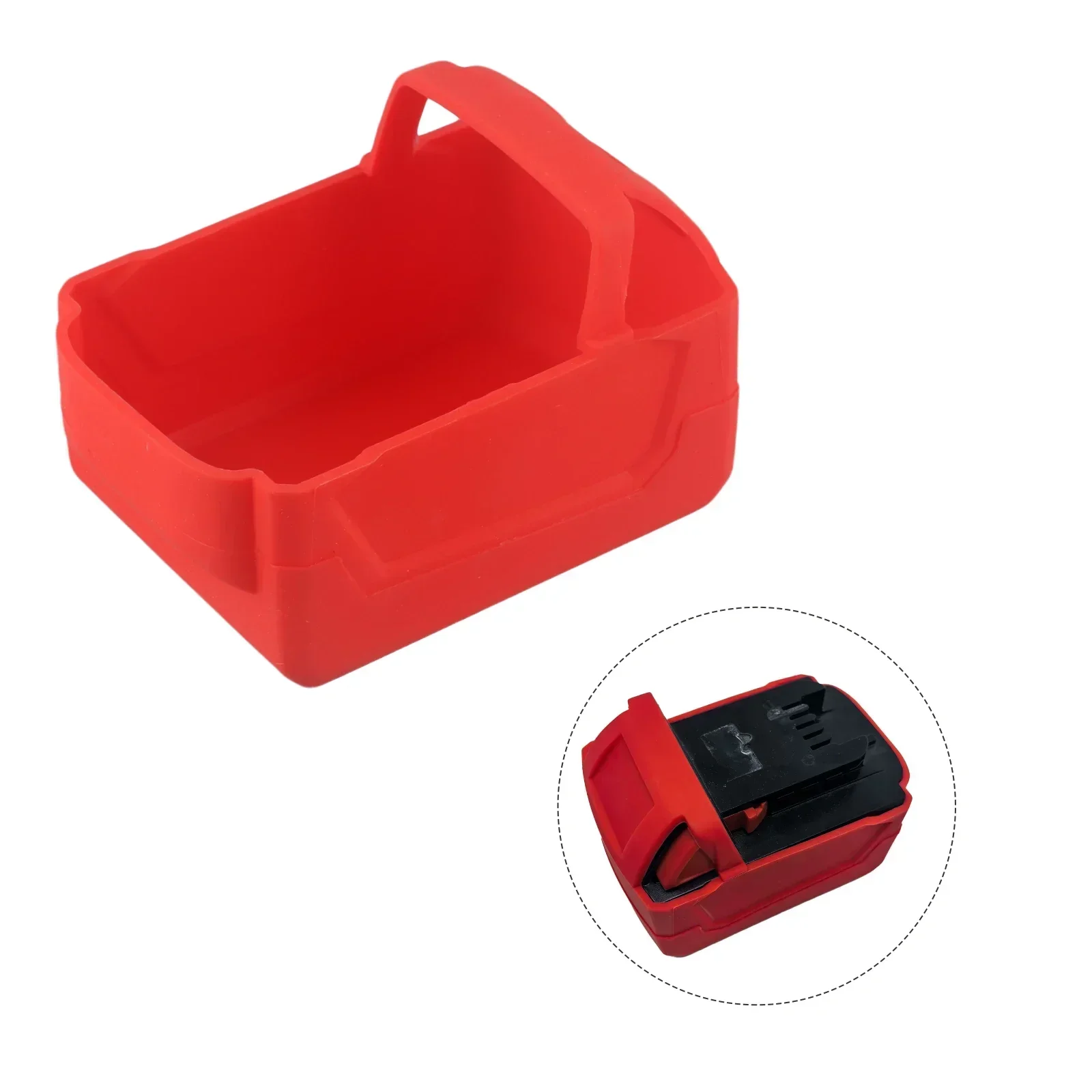Red Silicone Protect Case For 18V 3.0/4.0/5.0 Battery Protective Cover Case Power Tool Accessories 12x8.5x7.5cm
Red Silicone Protect Case For 18V 3.0/4.0/5.0 Battery Protective Cover Case Power Tool Accessories 12x8.5x7.5cm