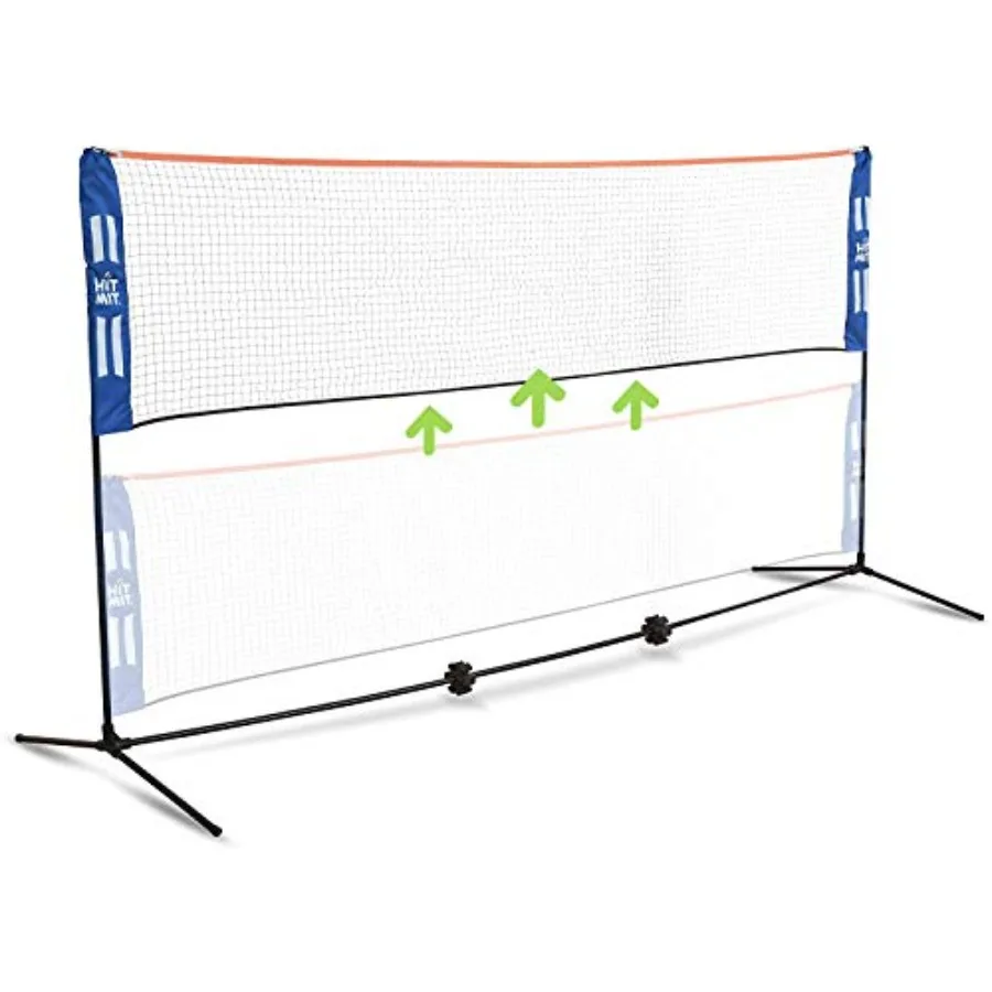 HIT MIT Adjustable Height Portable Badminton Net Set - Competition Sport Indoor or Outdoor Net for Playing Pickleball, Volleyba
HIT MIT Adjustable Height Portable Badminton Net Set - Competition Sport Indoor or Outdoor Net for Playing Pickleball, Volleyba