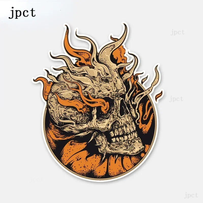 CMCT auto parts flame skull window PVC 14cm * 11.5cm waterproof cover scratch sticker
CMCT auto parts flame skull window PVC 14cm * 11.5cm waterproof cover scratch sticker
