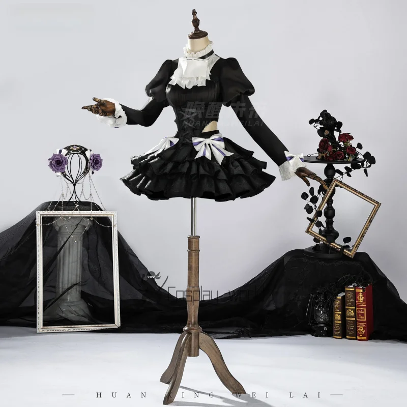 New Game Identity V Psychologist Cosplay Costume Elegant Black Dress Uniform Hallowen Carnival Party Play Role Clothes
New Game Identity V Psychologist Cosplay Costume Elegant Black Dress Uniform Hallowen Carnival Party Play Role Clothes