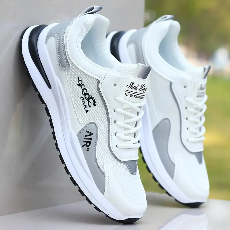 Men's Breathable Running Shoes Hollow Mesh Surface Casual Sports Sneakers Soft Bottom Anti-slip Wear-resistant Trendy
Men's Breathable Running Shoes Hollow Mesh Surface Casual Sports Sneakers Soft Bottom Anti-slip Wear-resistant Trendy