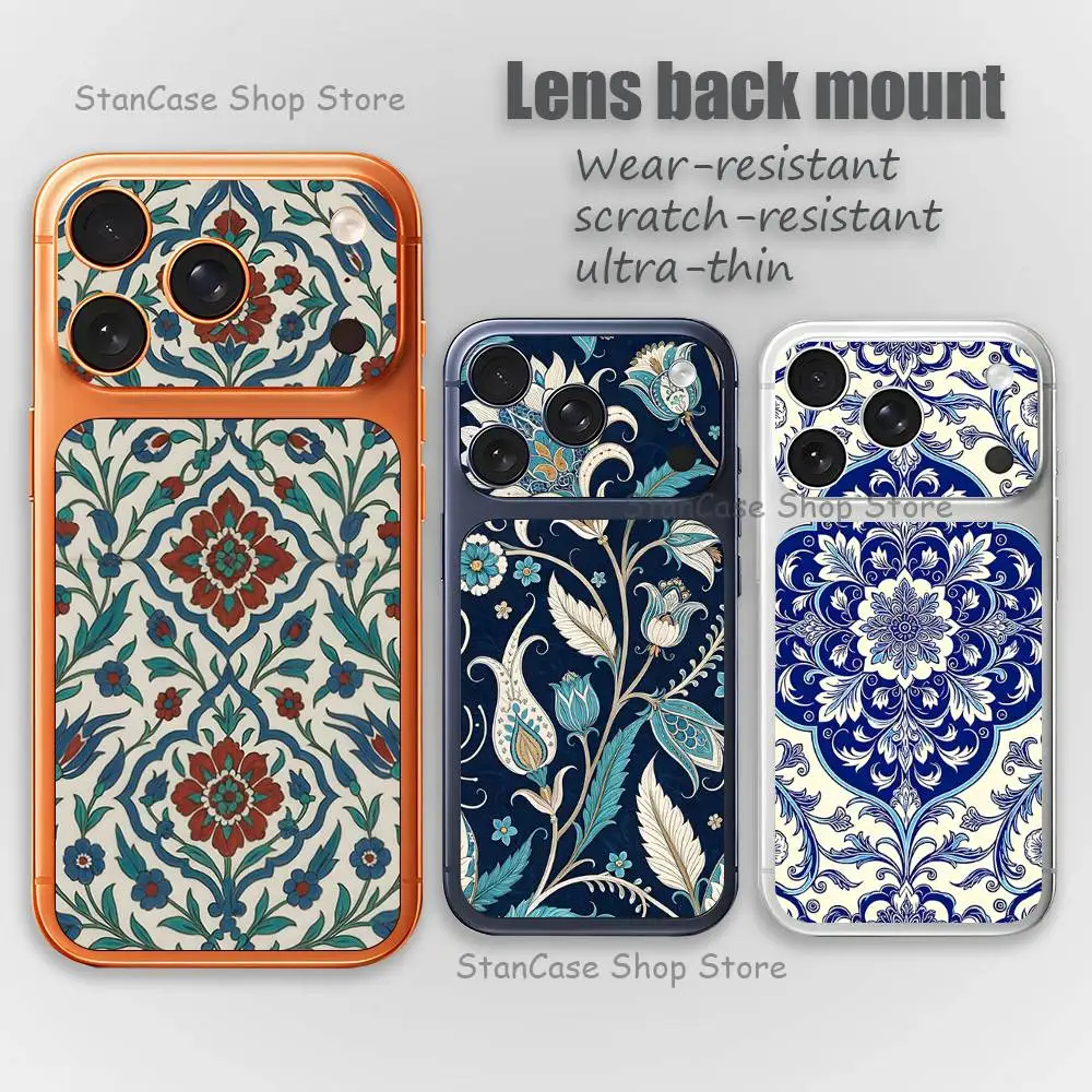 Art Iznik Tile Patterns Screen protector for iPhone 17 Pro Max and 17 Pro HD camera lens protection
Art Iznik Tile Patterns Screen protector for iPhone 17 Pro Max and 17 Pro HD camera lens protection