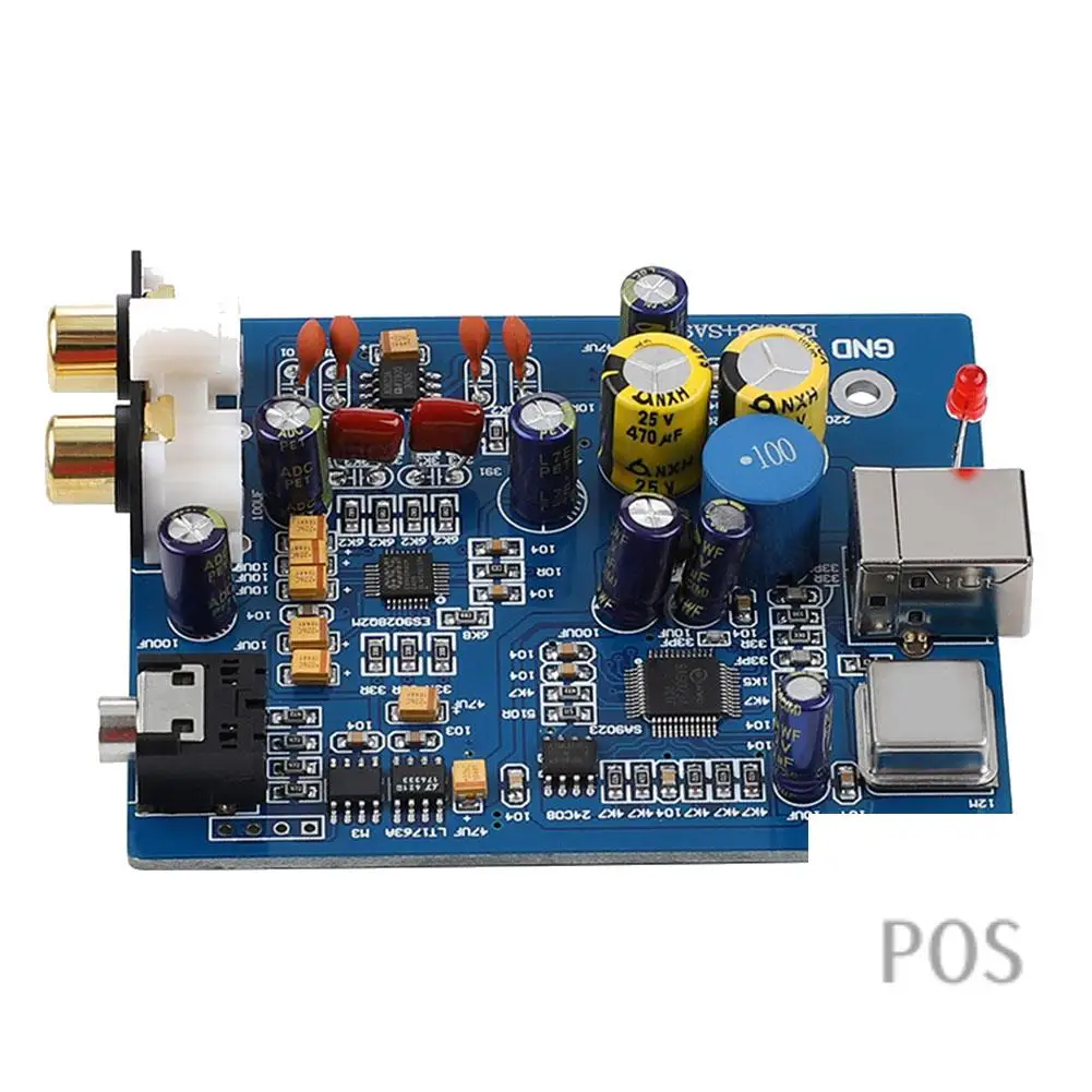 Mini USB Decoder Board ES9028K2M+SA9023 Fever Audio DAC Sound Card Decoding Module DIY For Power Amplifiers Home Theater-POS
Mini USB Decoder Board ES9028K2M+SA9023 Fever Audio DAC Sound Card Decoding Module DIY For Power Amplifiers Home Theater-POS