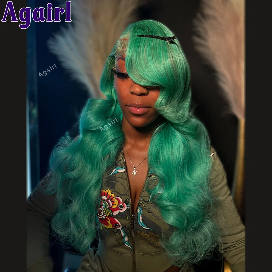 Mint Green 613 Colored Body Wave 200% 13x4 13x6 Lace Frontal Human Hair Wigs 12A Brazilian Remy 13X4 Lace Front Wigs Pre Plucked
Mint Green 613 Colored Body Wave 200% 13x4 13x6 Lace Frontal Human Hair Wigs 12A Brazilian Remy 13X4 Lace Front Wigs Pre Plucked