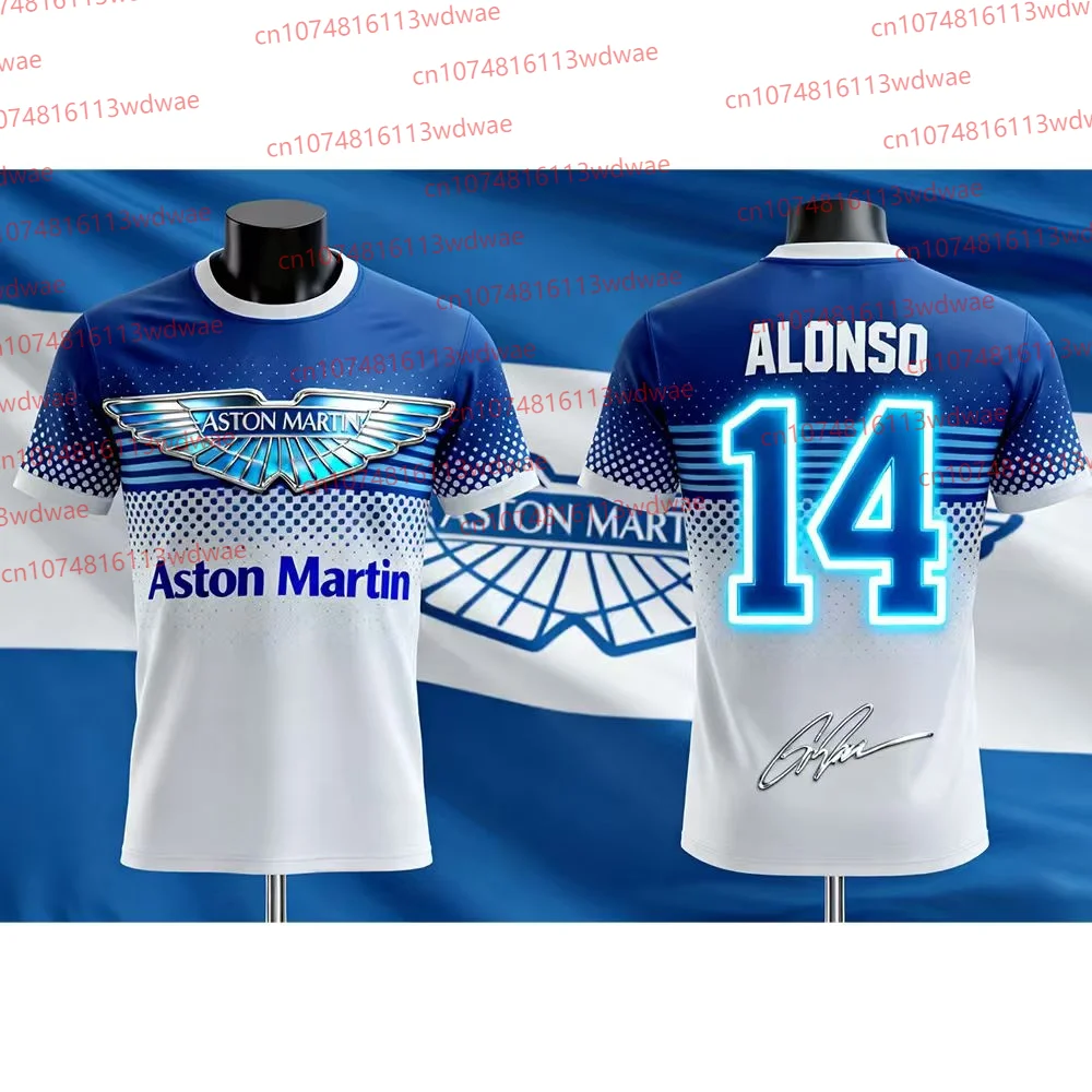 2025 Aston Martin T-shirt Fernando Alonso 14 T-shirt Motorcycle Quick-drying Short-sleeved Sportswear Fans Special Edition Tee
2025 Aston Martin T-shirt Fernando Alonso 14 T-shirt Motorcycle Quick-drying Short-sleeved Sportswear Fans Special Edition Tee