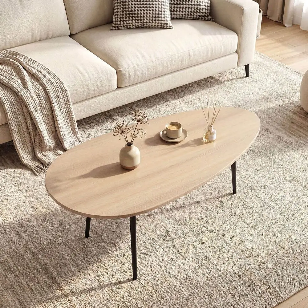 Coffee Table With Sturdy Metal Construction Compact Design Retro Sofa Table
Coffee Table With Sturdy Metal Construction Compact Design Retro Sofa Table