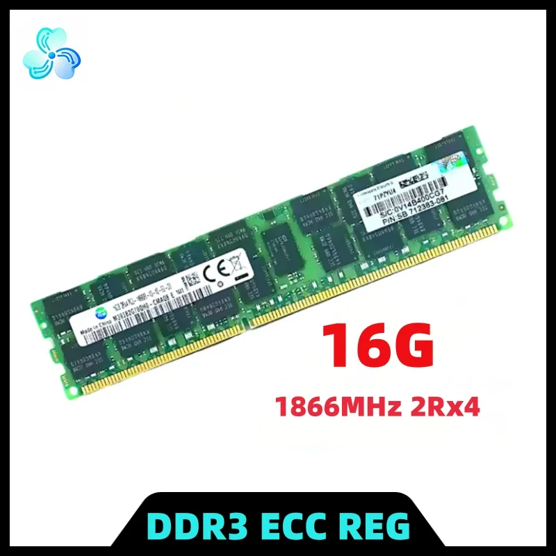 Server Memory 16GB DDR3 1866MHzECC REG 2Rx4 PC3-14900R 1.5V Register RDIMM RAM for for X58 X79 Motherboard
Server Memory 16GB DDR3 1866MHzECC REG 2Rx4 PC3-14900R 1.5V Register RDIMM RAM for for X58 X79 Motherboard