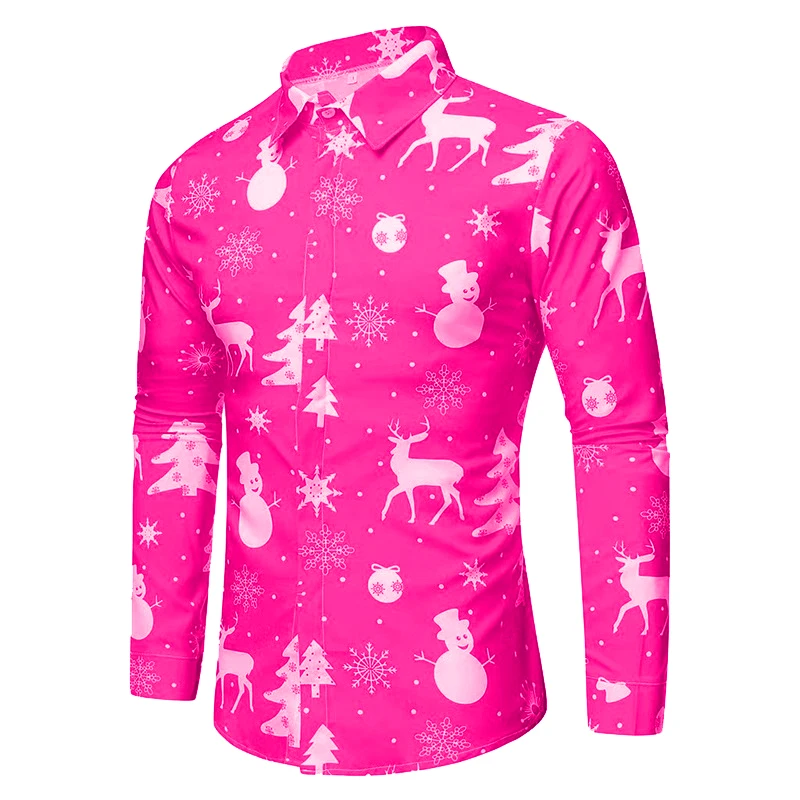 2024 Christmas Snowman Shirt Top T-Shirt Red Pink Blue Soft Comfortable Fashion Party Long Sleeve Lapel Party Clothing Clothing
2024 Christmas Snowman Shirt Top T-Shirt Red Pink Blue Soft Comfortable Fashion Party Long Sleeve Lapel Party Clothing Clothing