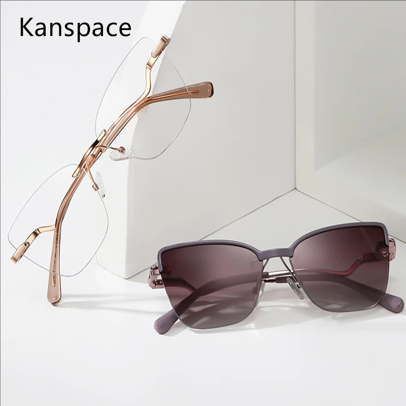 Солнцезащитные очки Kanspace Fashion Cat eye 2 в 1 с поляризацией UV400, женские, брендовый дизайн, металлическая оправа с магнитным креплением, модель 85019
Солнцезащитные очки Kanspace Fashion Cat eye 2 в 1 с поляризацией UV400, женские, брендовый дизайн, металлическая оправа с магнитным креплением, модель 85019