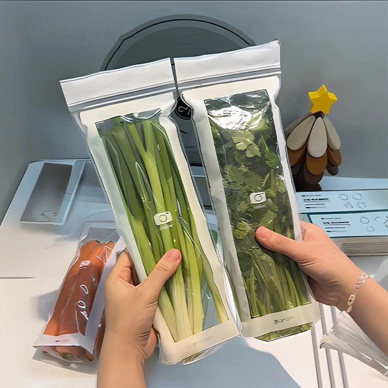 Fruits Vegetables Fresh-keep Bags Reusable Refrigerator Storage Bags Thickened Leakproof Containers Kitchen Sealed Packaging Bag 
Fruits Vegetables Fresh-keep Bags Reusable Refrigerator Storage Bags Thickened Leakproof Containers Kitchen Sealed Packaging Bag