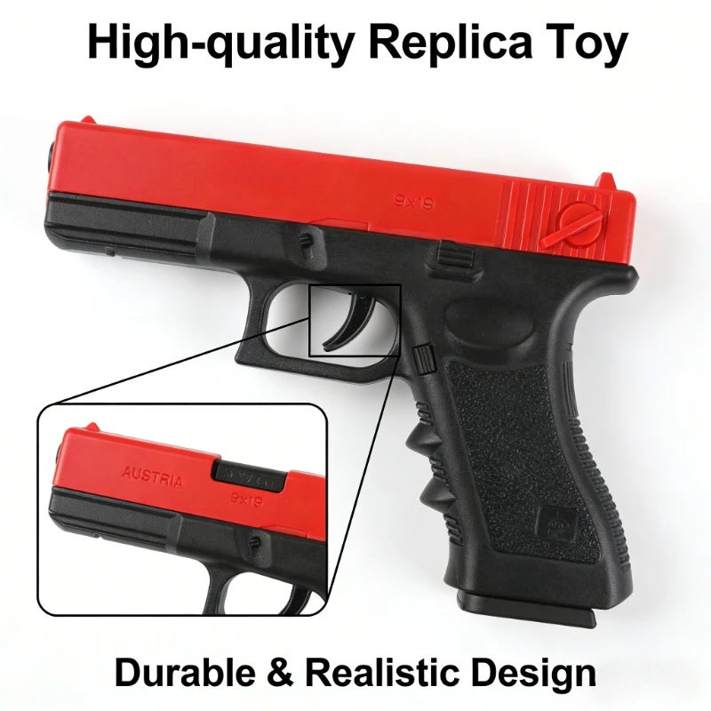 Classic G17 Alloy Simulation Toy Gun, 7-8mm Safe Soft Bullets, Outdoor Activity Toy, Great Birthday Present for Children
Classic G17 Alloy Simulation Toy Gun, 7-8mm Safe Soft Bullets, Outdoor Activity Toy, Great Birthday Present for Children