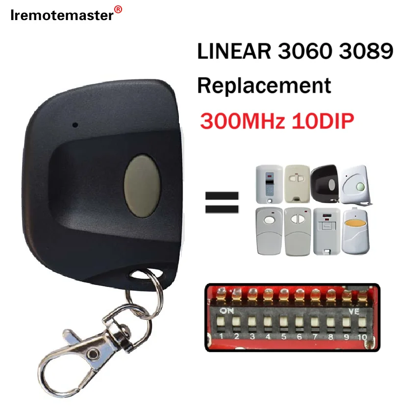 For Linear 3089 10 dip Switch 300MHz 3060 308911 MCS308911 MCS306001 MCS307001 Compatible Visor Remote Opener
For Linear 3089 10 dip Switch 300MHz 3060 308911 MCS308911 MCS306001 MCS307001 Compatible Visor Remote Opener