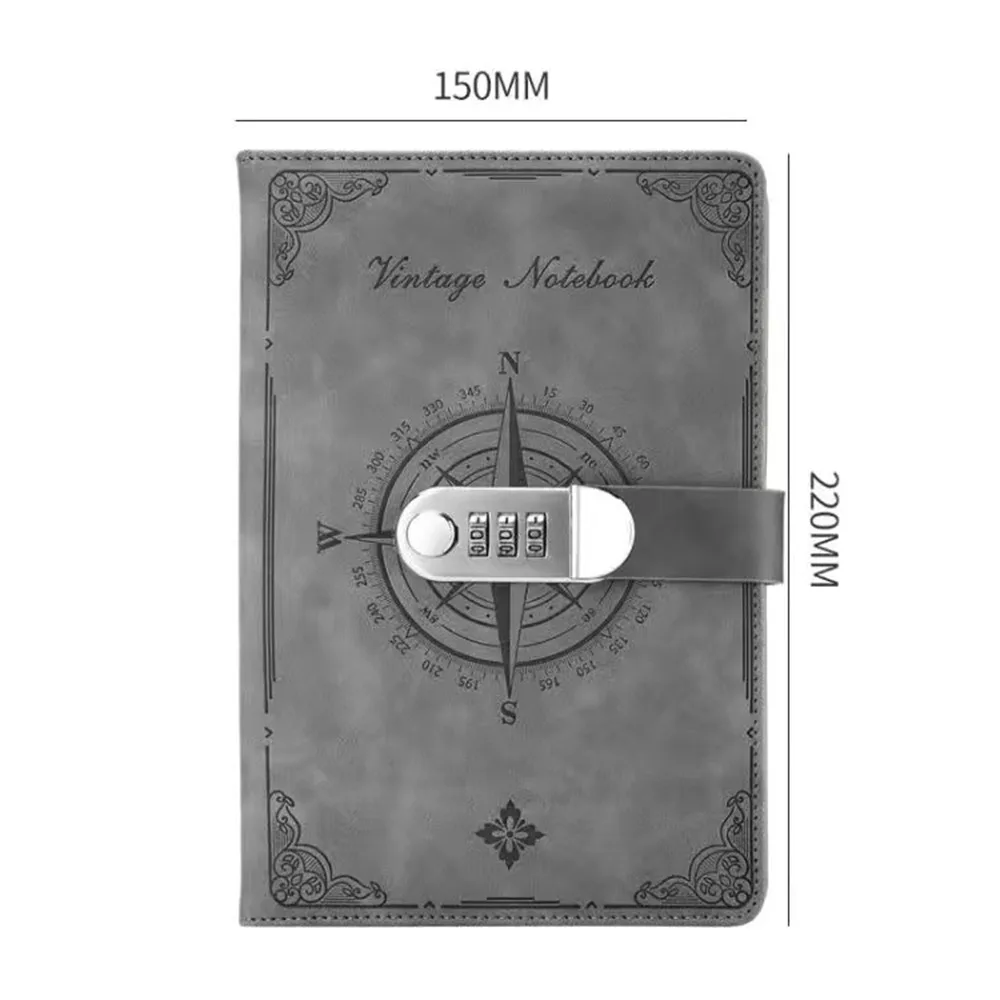 200-Page Password Notebook Diary Book Stationery A5 Notebook With Lock Protecting Secrets Smooth Writing Travelers Journal
200-Page Password Notebook Diary Book Stationery A5 Notebook With Lock Protecting Secrets Smooth Writing Travelers Journal