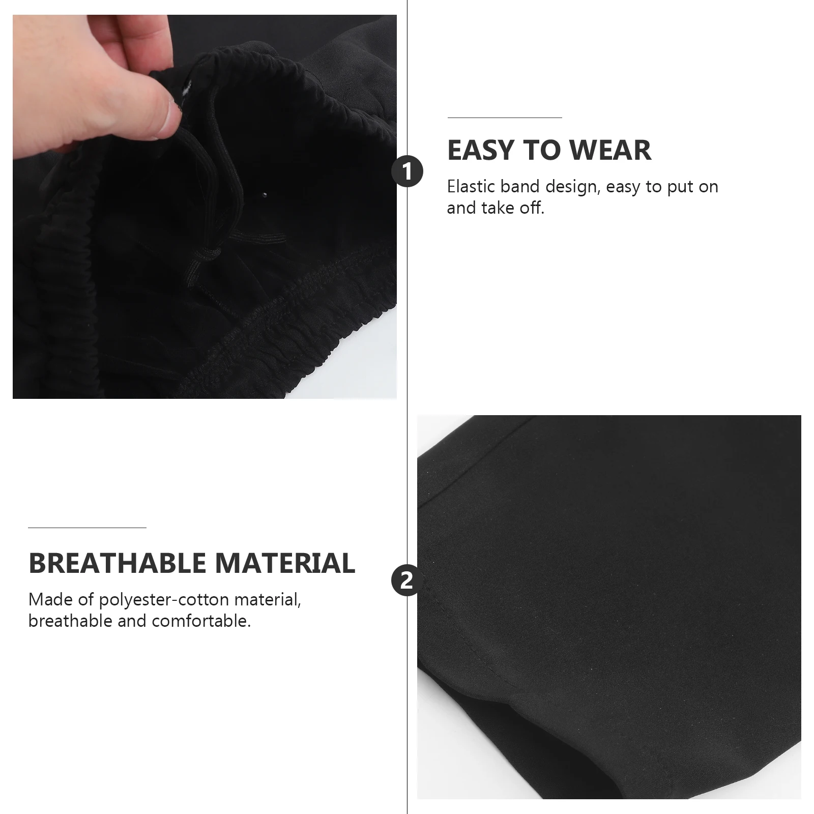 Breathable Chef Black Food Service Working Clothes For Chef Loose Pants Canteen Uniform Wearproof Kitchen Supplies
Breathable Chef Black Food Service Working Clothes For Chef Loose Pants Canteen Uniform Wearproof Kitchen Supplies
