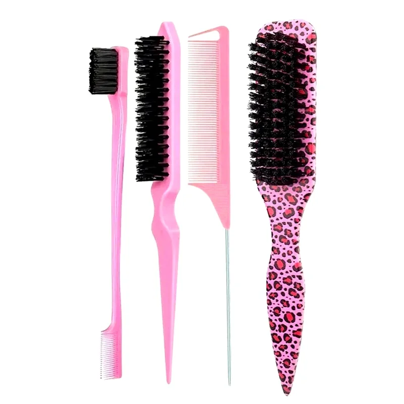 Bristle Slick Back Hair Brush for Sleek Ponytail Bun & Smoothing Baby Hairs, Flyaways, Edge Control - Backcombing & Teasing
Bristle Slick Back Hair Brush for Sleek Ponytail Bun & Smoothing Baby Hairs, Flyaways, Edge Control - Backcombing & Teasing
