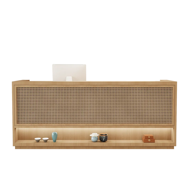 Rattan Bar Clothing Store Cashier Chinese Tea Shop Reception Desk Beauty and Wellness Center Counter
Rattan Bar Clothing Store Cashier Chinese Tea Shop Reception Desk Beauty and Wellness Center Counter
