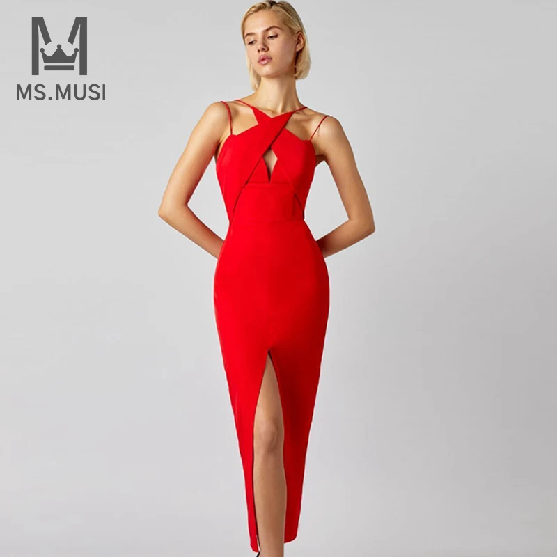 MSMUSI 2024 New Fashion Women Sexy Strap Halter Sleeveless Hollow Out Backless Bandage Party Club Bodycon Midi Dress Vestidos
MSMUSI 2024 New Fashion Women Sexy Strap Halter Sleeveless Hollow Out Backless Bandage Party Club Bodycon Midi Dress Vestidos