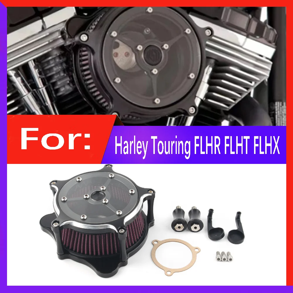 Motorcycle Turbine Air Cleaner Intake Filter System Kit For Harley For Harley Electra Glide FLHR FLHT FLHX FLHTC Standard FLTR
Motorcycle Turbine Air Cleaner Intake Filter System Kit For Harley For Harley Electra Glide FLHR FLHT FLHX FLHTC Standard FLTR