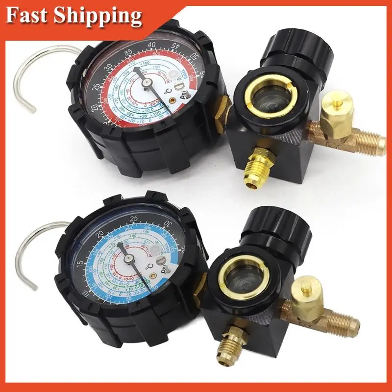 A90E-Air Conditioner Refrigerant Pressure Gauge For R410A 134A R22 R404A A/C Diagnostic Refrigerant Charging Tool
A90E-Air Conditioner Refrigerant Pressure Gauge For R410A 134A R22 R404A A/C Diagnostic Refrigerant Charging Tool