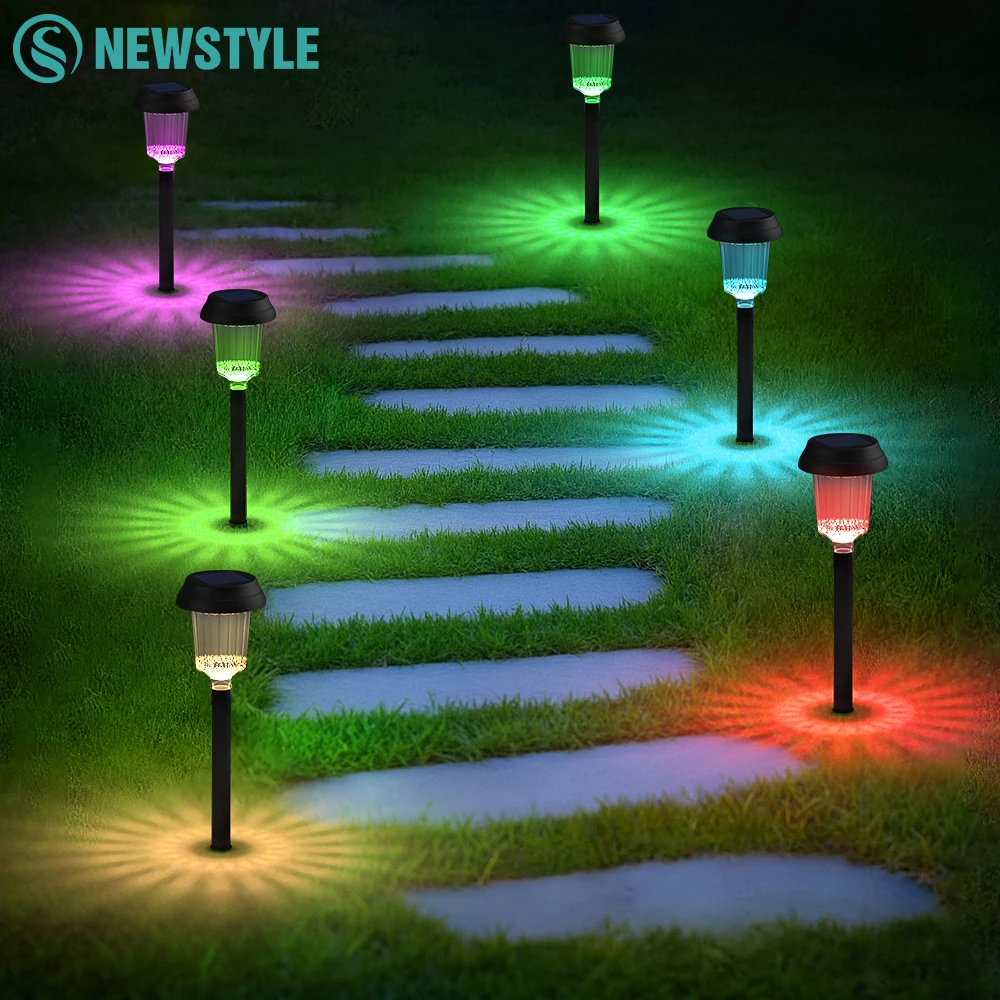 Солнечные садовые светильники RGB для улицы, водонепроницаемые, с изменением цвета, для ландшафтного освещения двора, дорожек, подъездных путей, патио
Солнечные садовые светильники RGB для улицы, водонепроницаемые, с изменением цвета, для ландшафтного освещения двора, дорожек, подъездных путей, патио