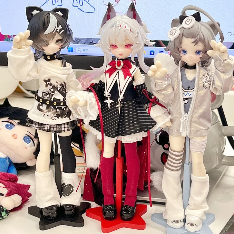 Miaomiaomiao Cifang Bjd Doll One Eighth Scale Articulated Cat Girl Blind Box Cute Trendy Ornament Moonlight Fairy Tale Gift Toy
Miaomiaomiao Cifang Bjd Doll One Eighth Scale Articulated Cat Girl Blind Box Cute Trendy Ornament Moonlight Fairy Tale Gift Toy